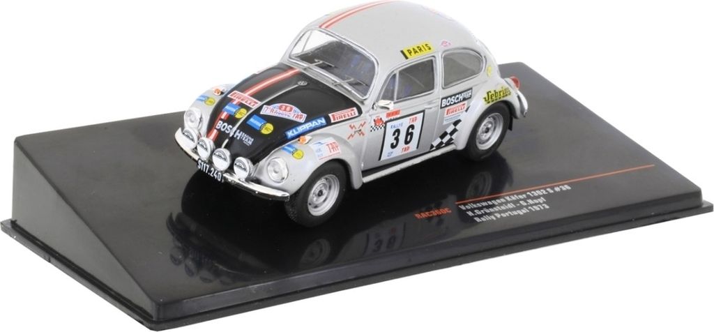VOLKSWAGEN KAFER 1302S #36 Rallye Portugal 1973, IXORAC360C, Maßstab1/43, IXOMODELS