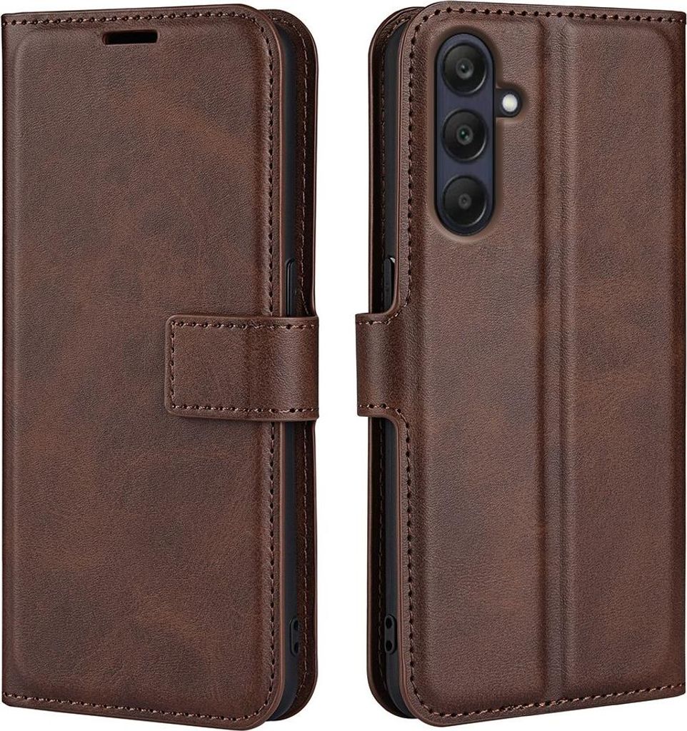 Samsung Galaxy A26 Hülle - Coverup Deluxe Klapphülle - Dunkelbraun