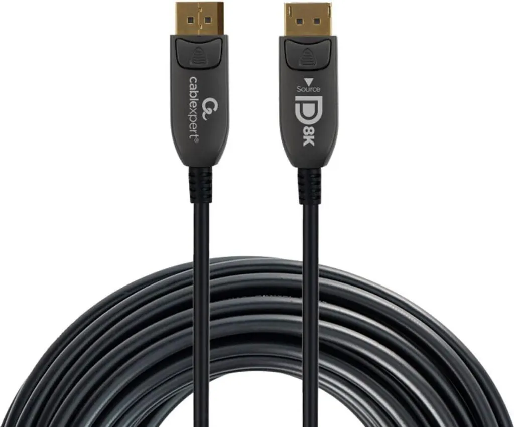 Gembird CC-DP8K-AOC-30M: Cavo DP 1.4 8K per Gaming Lag-Free 30m