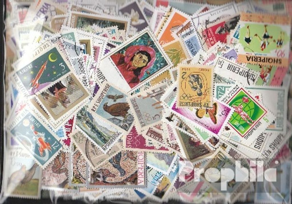 Briefmarken Albanien 1000 verschiedene Marken