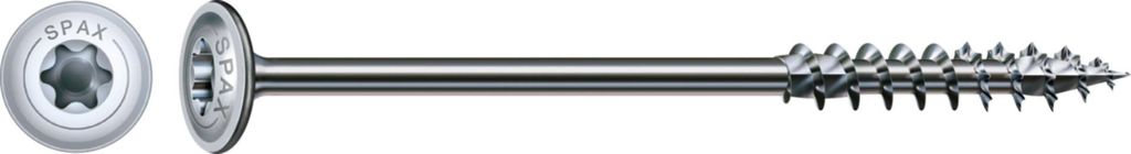Vis bois SPAX tête disque Wirox 6x160 mm Filetage partiel - Image du produit 