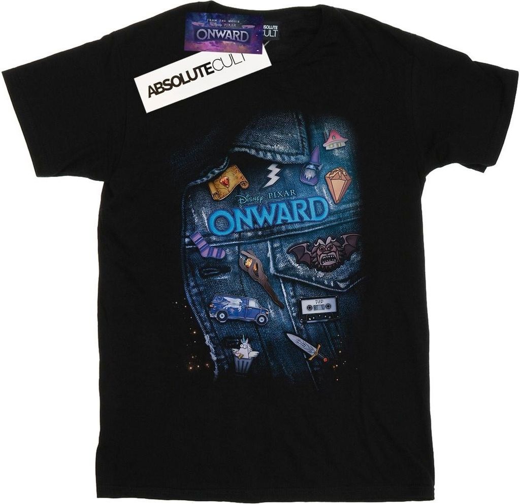 Disney - "Onward" T-Shirt für Herren BI44007 (M) (Schwarz)