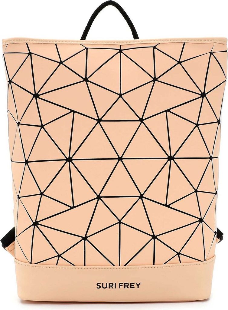 SURI FREY Rucksack mit Laptopfach Suri Sports Jessy-Lu City Backpack 9,2L Apricot