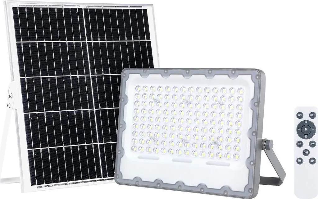 Projecteur Solaire 1300lm LED Fokus 100W - Éclairage Puissant EKO9092
