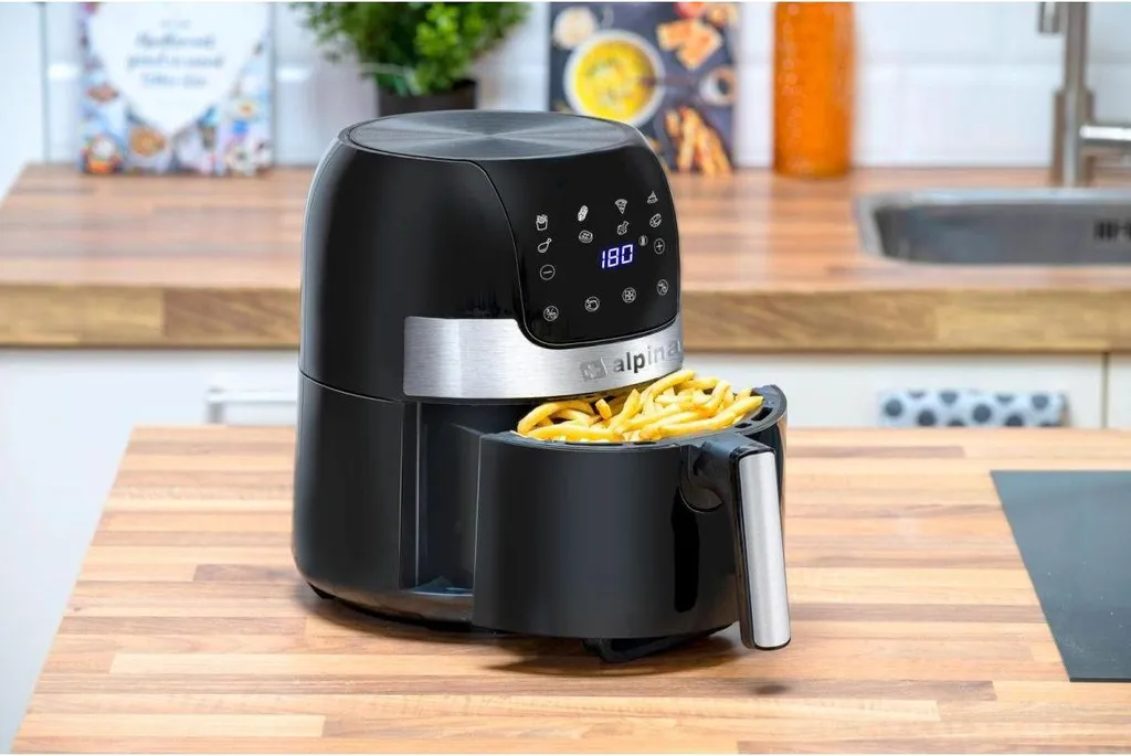 Friteuse à air Alpina 1400W - Écran tactile et thermostat réglable - 22