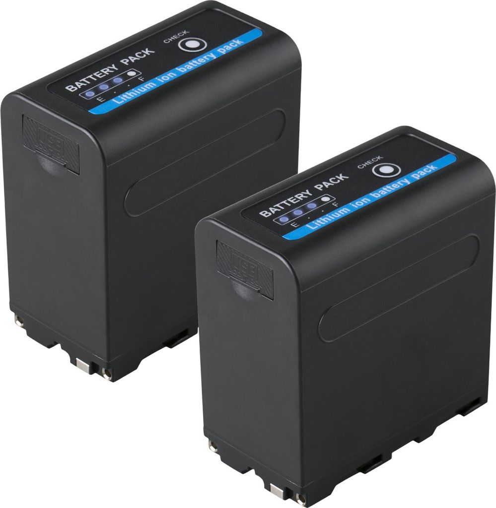 2x Blumax Akku | für Sony NP-F970 Digitalkamera | Kapazität Produktbild 