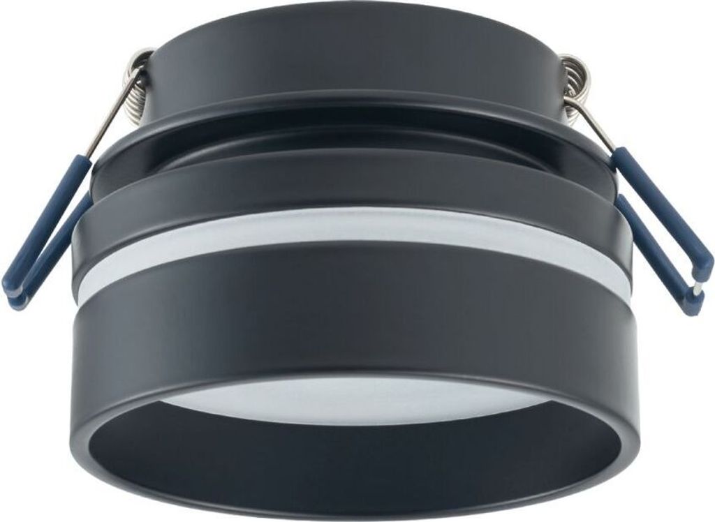 Einbaustrahler Aluminium GU10 Ø 8 cm rund Schwarz Modern