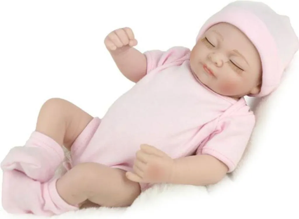 Poupée de simulation en vinyle souple pour bain bébé réaliste 45cm
