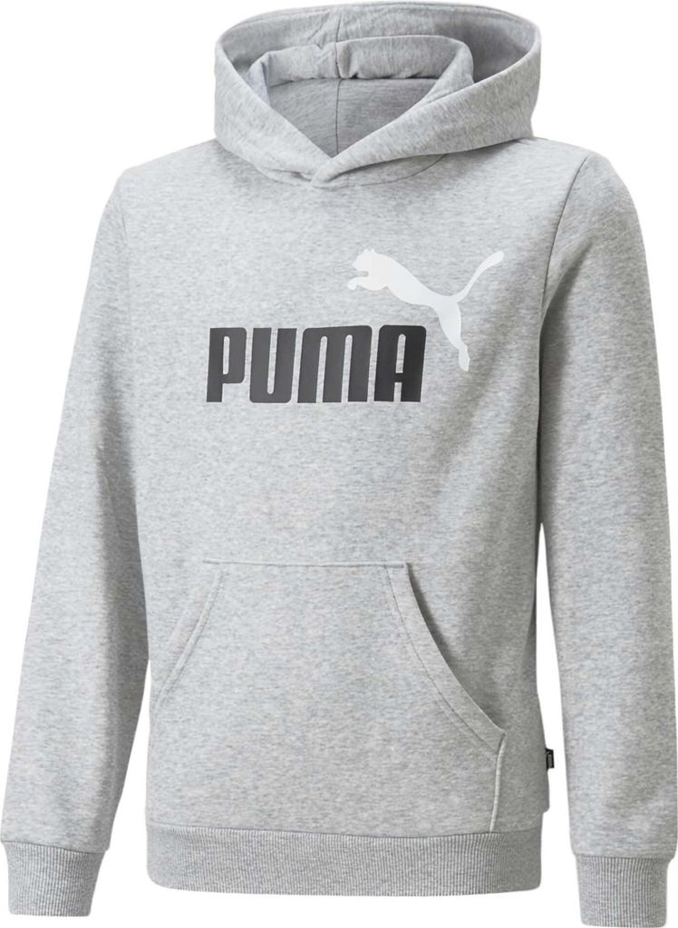Puma Ess+ 2 Col Big Logo Fl B Kapuzenpullover Grau 9-10 Years Junge Grau 9-10 Years