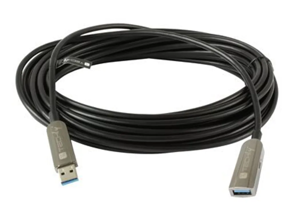 Rallonge USB 3.0 10m SuperSpeed Techly avec Amplificateur de Signal
