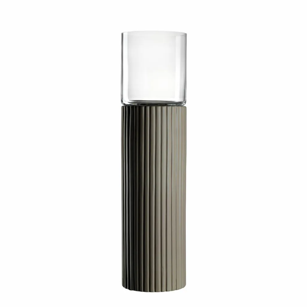 Lanterne Poesia taupe 65cm - Créer une ambiance chaleureuse chez soi