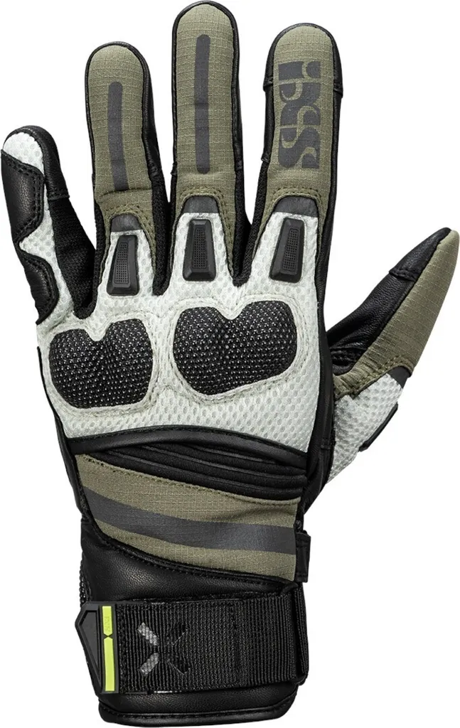 Gants moto anti-chaleur Montevideo-Air 2.0 noir olive - Taille S