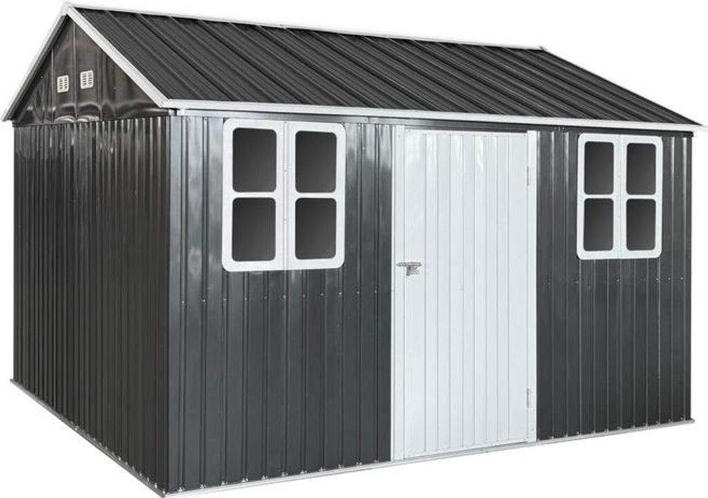 Kondela Plechový zahradní domek Gabko 360x310x250 cm - Obrázek produktu 