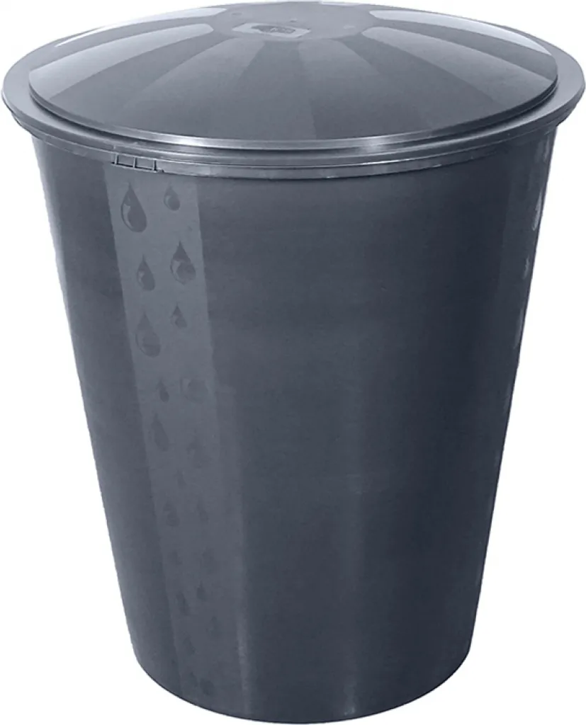 Stocker l'eau de pluie : Baril Nohel Garden 300L valve et couvercle