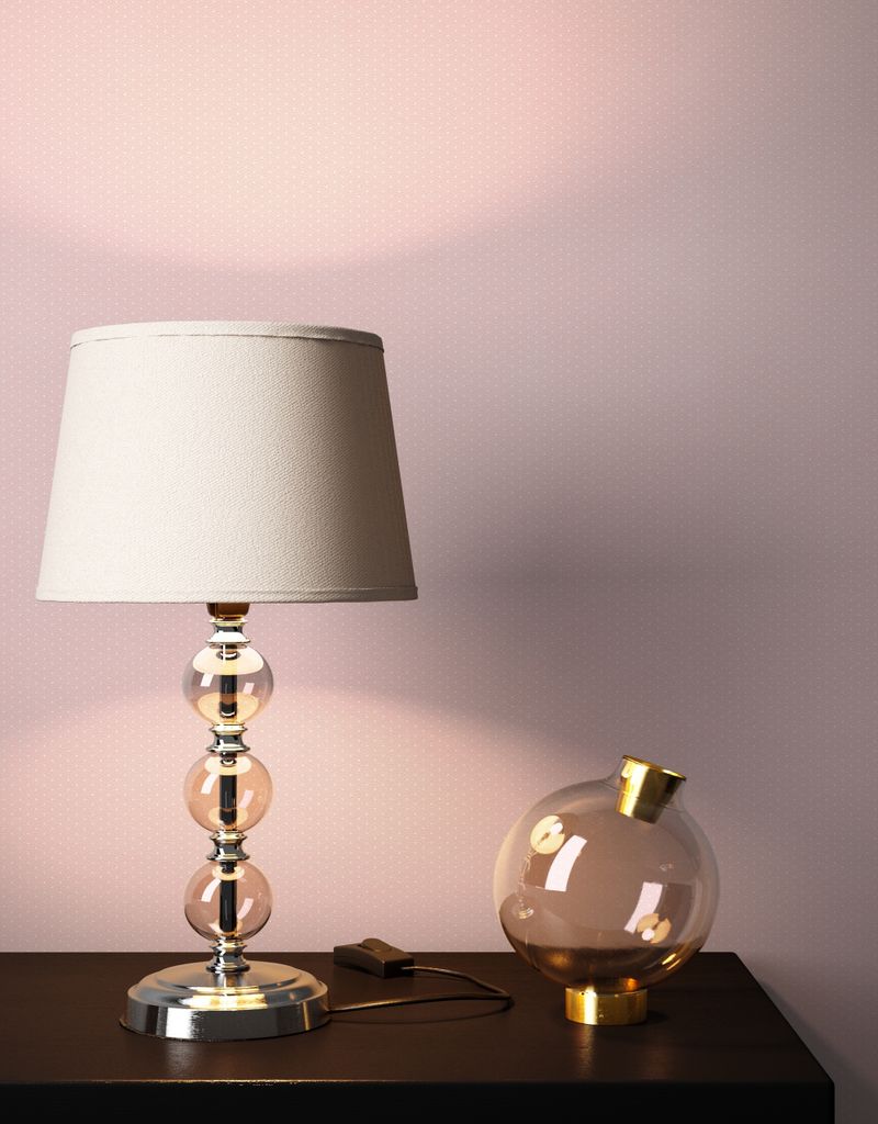 NEWROOM Tapete Rosa Vliestapete Punkte - Punktetapete Landhaus Weiß Pünktchen Polkadot Romantisch