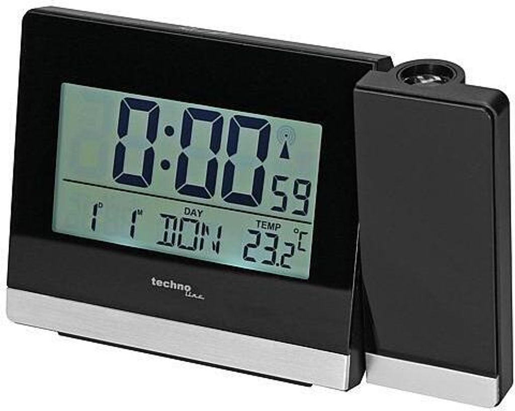 Technoline Projektions-Funkwecker WT 536 schwarz Produktbild 5