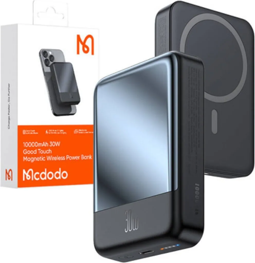 Batterie Externe pour iPhone et Android Magnétique 30W Mcdodo