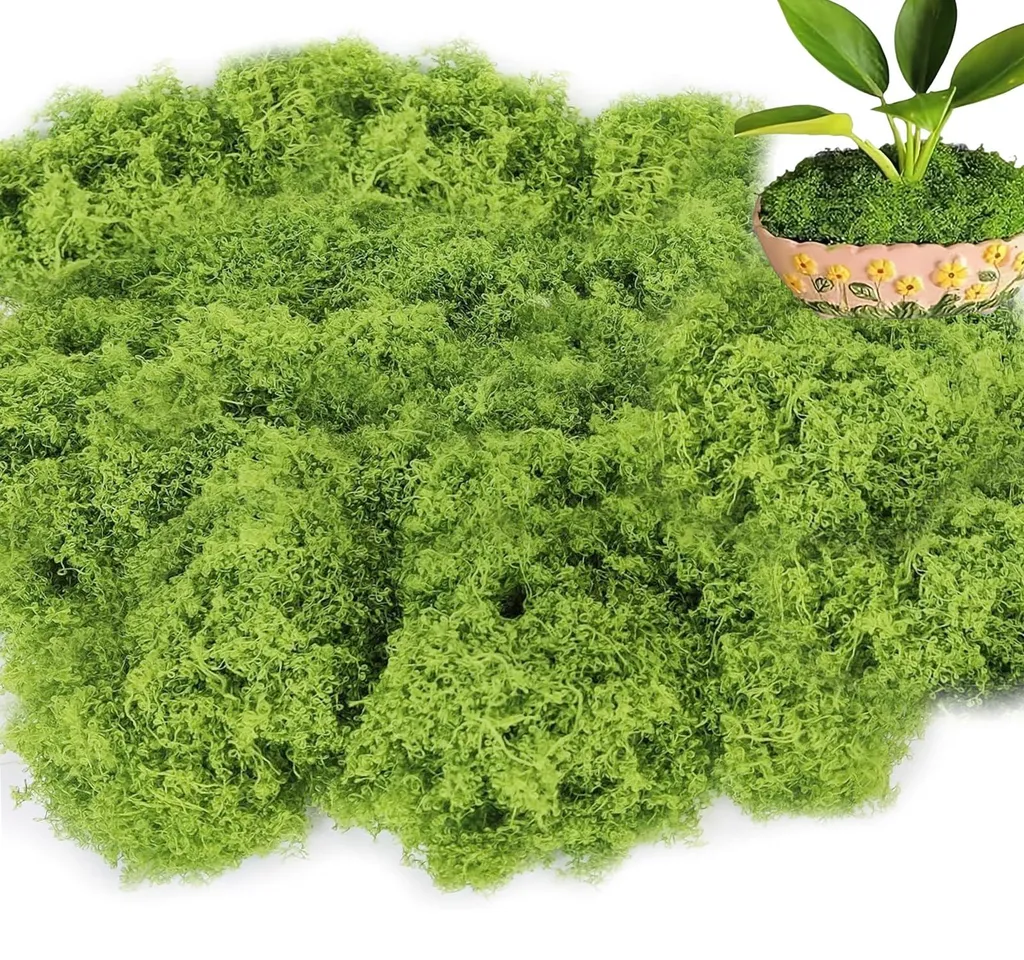 Mousse d'Islande synthétique pour jardins miniatures et terrariums