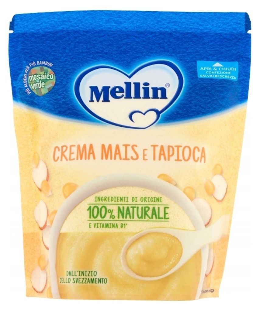 Bouillie de maïs « Crema di Mais e Tapioca » 200 g - Mellin Image du produit 