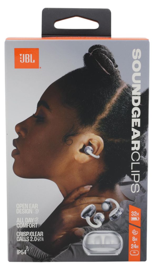 JBL Soundgear Clips TWS Open-Ear-Kopfhörer, IP54, Ghost Produktbild 