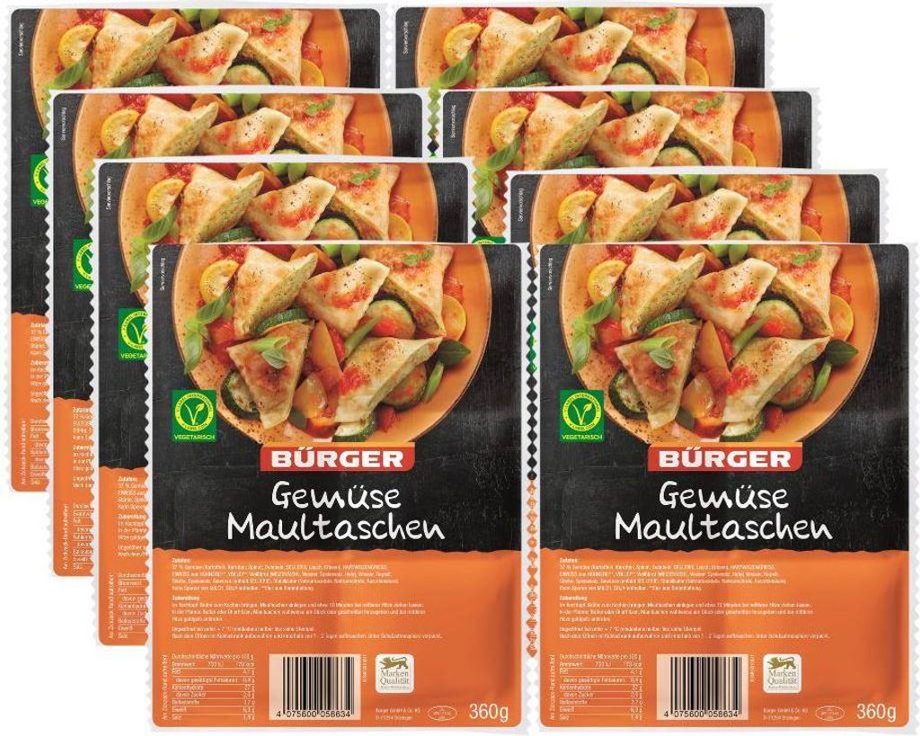 BÜRGER Gemüse-Maultaschen – Vegetarische Teigtaschen mit Produktbild 