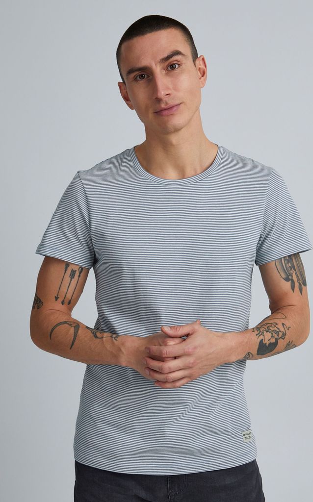 11 Project PRFiete Herren T-Shirt Kurzarm Shirt mit Streifen