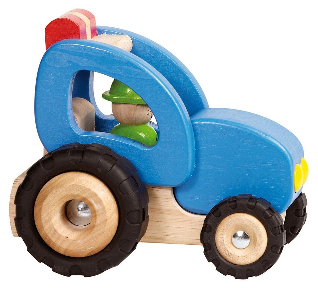 Goki Houten Tractor Image du produit 