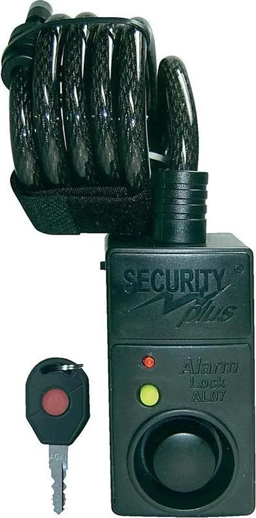 Serrure alarme 110dB avec capteur de vibration et anse en acier trempé - 2