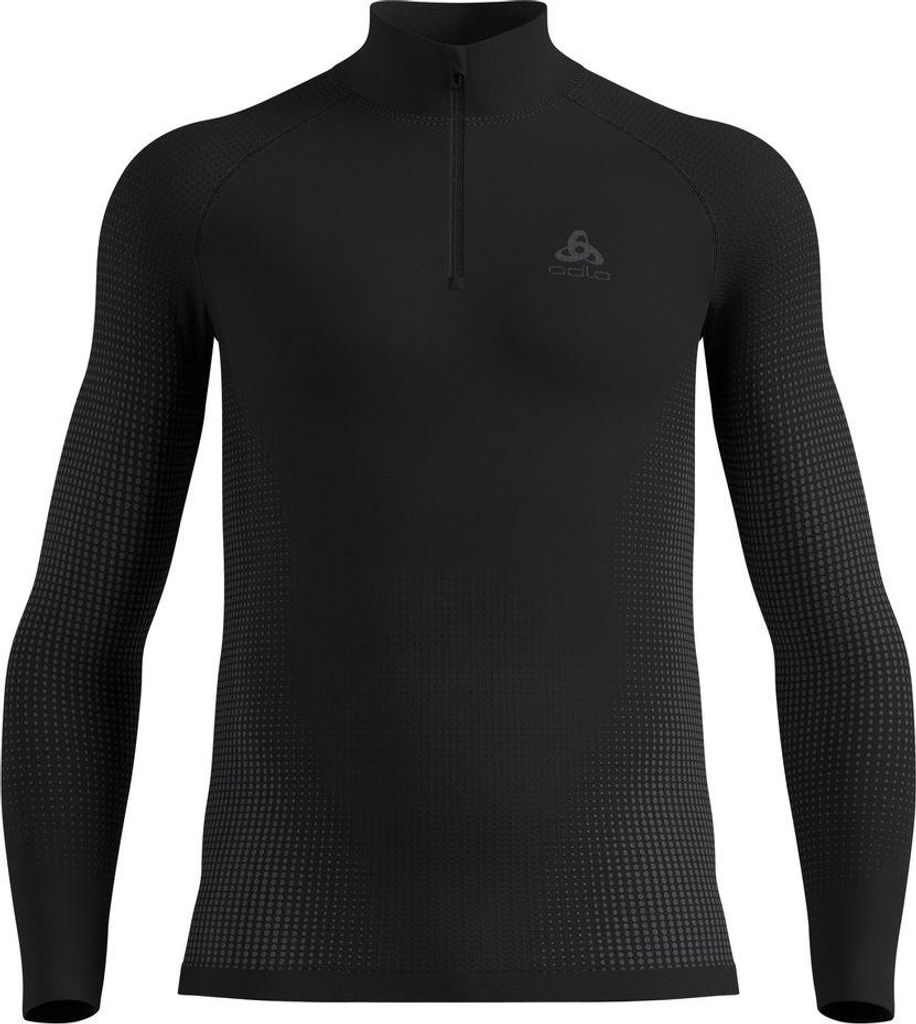 Odlo Turtle Neck Performa Langarmshirt mit Zipper dunkelgrau L