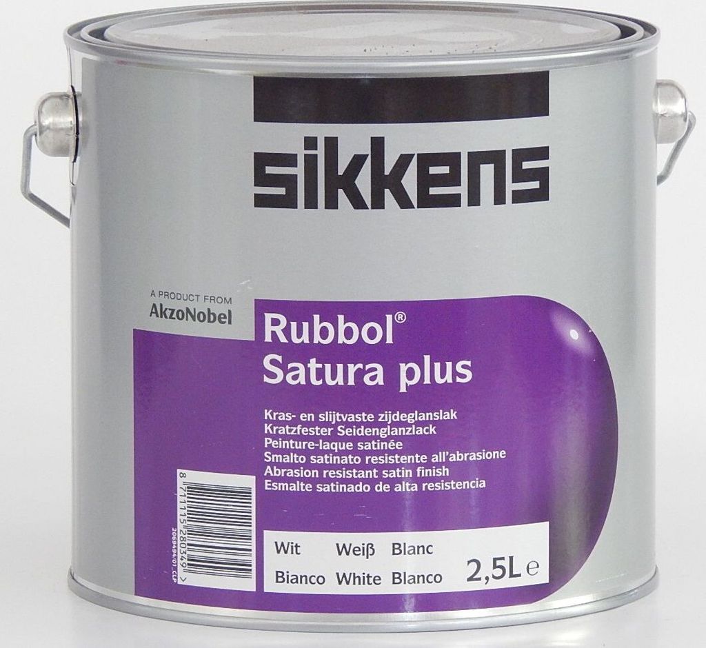 Sikkens Rubbol Satura Plus weiß 2,5 Liter Produktbild 