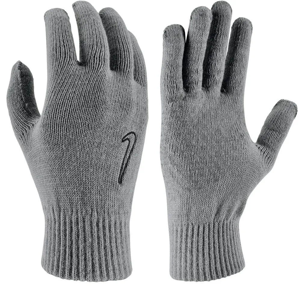 Guanti Nike Knitted Tech: Calore e Controllo Touch Grigio L/XL