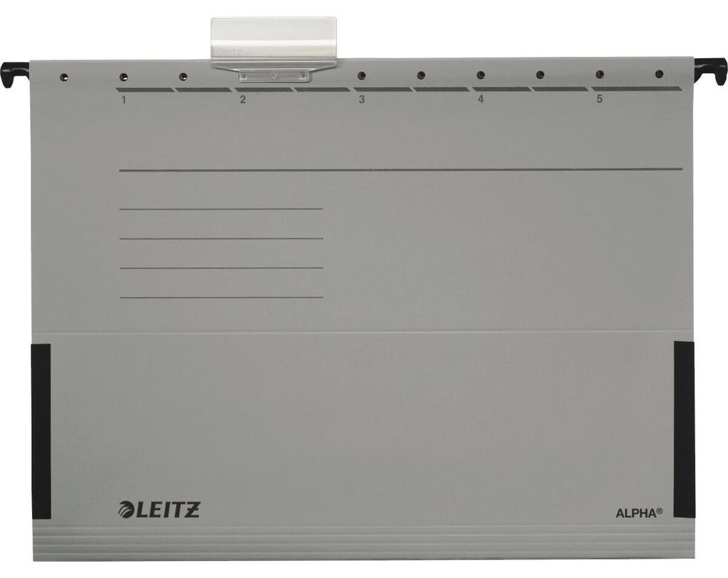 LEITZ ALPHA, handtas, A4, met vakken, grijs Productafbeelding 