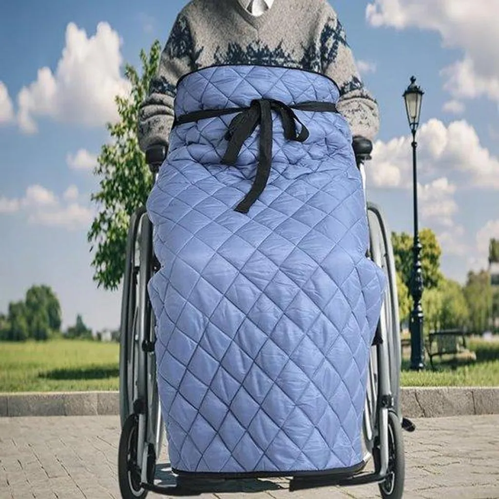 Chancelière d'hiver pour fauteuil roulant électrique et manuel - Confort