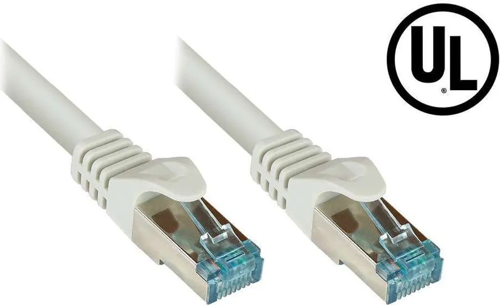 Cavo Rete 20m RNS Cat.6A Grigio | Super Velocità 10Gbps S/FTP LSZH