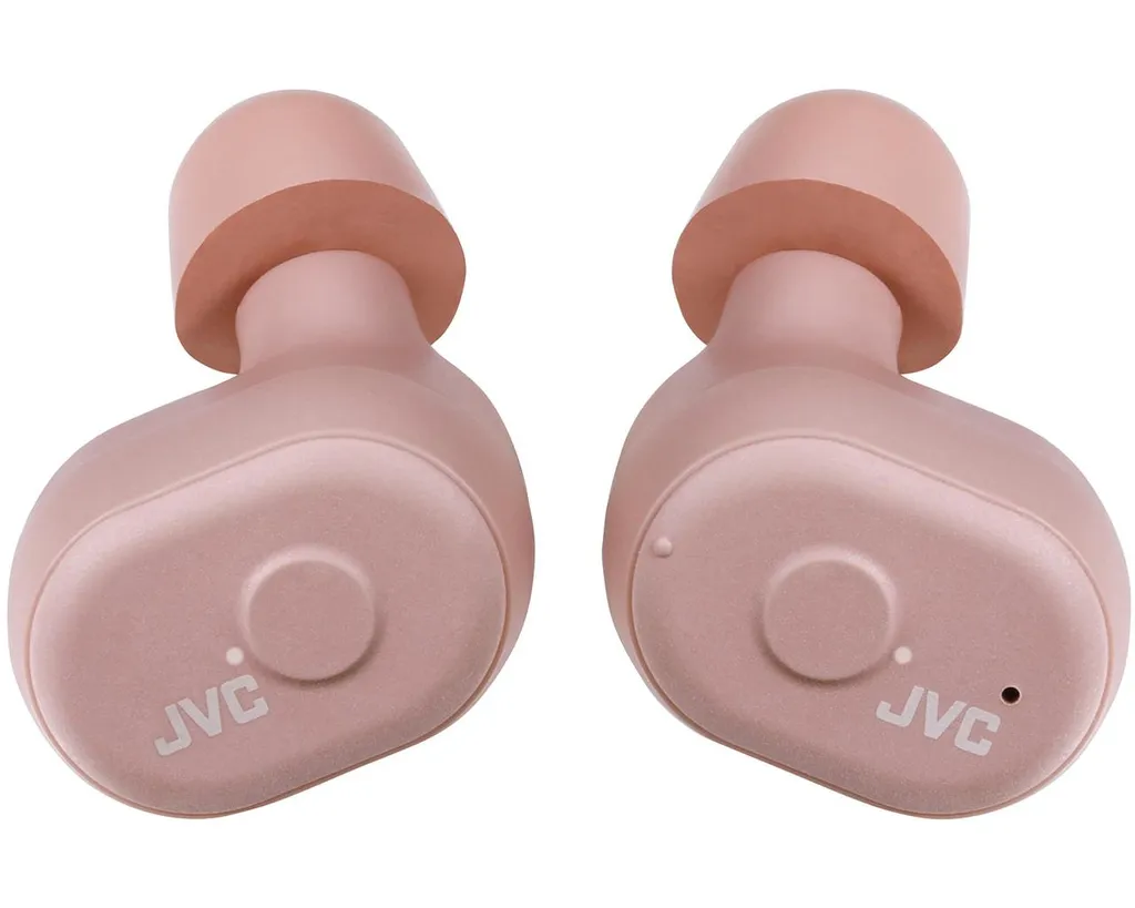 JVC HA-A10T-P Écouteurs Rose - 14h d'autonomie et embouts mousse confort