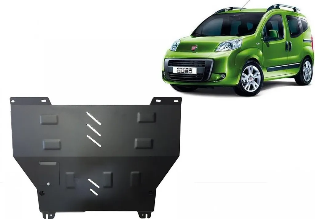 Plaque moteur Fiat Fiorino en acier 2mm - Protection carter d'huile Pro