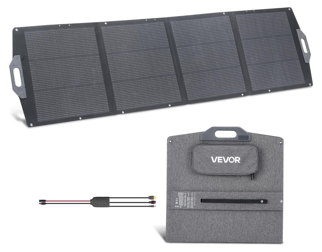 Skladací solárny panel VEVOR 200 W, prenosný solárny modul Obrázok produktu 