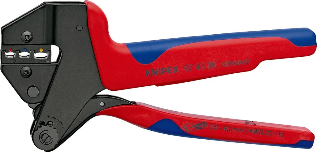 Pince Knipex 200mm pour câblage électrique et connecteurs isolés