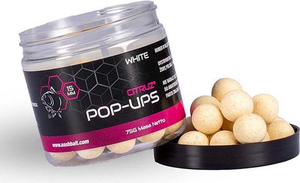 Nash Citruz Pop Ups 20mm 75g White