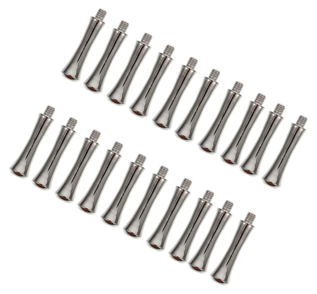 20 Stück Ersatz-Fingerauflagen für Friseurscheren, dekorative Scherenersatzteile für Metallscheren und Haarscheren