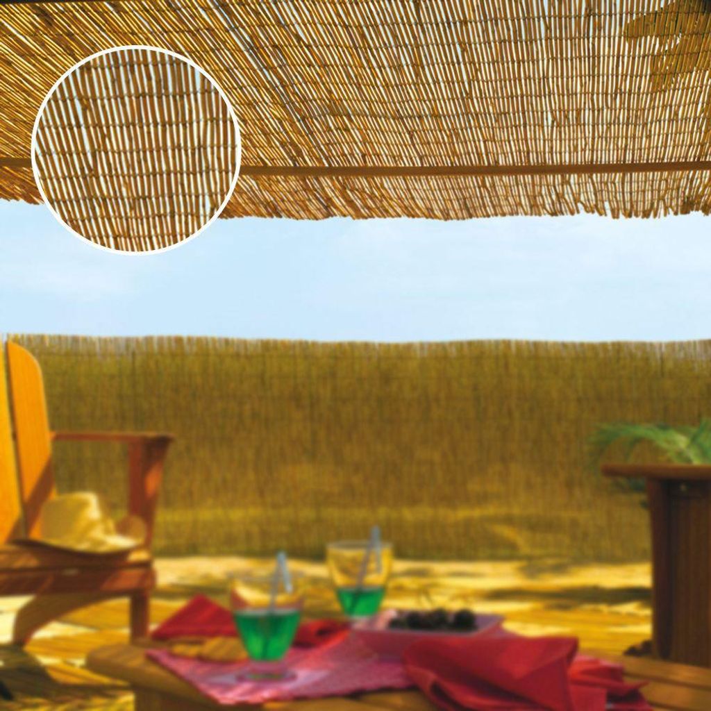Ombrage Bambou Naturel Faura Brise-vue Naturel Résistant - Image du produit 