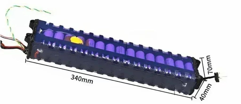 Akku für Xiaomi M365/Pro/1S E-Scooter - 36V 7,8Ah 7800mAh Li-Ion Akku-Pack - Ersatzbatterie bis 30 km Reichweite, ohne Ladegerät