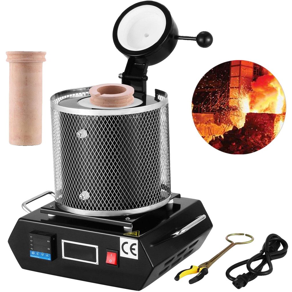 VEVOR pec na tavbu zlata 1350 W 1150 ℃ Max. teplota, Obrázok produktu 