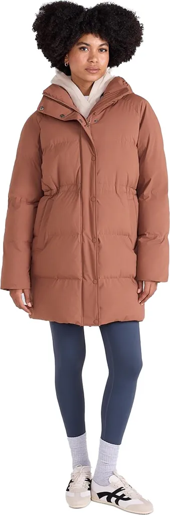 Animal Maggie Waisted Coat Ruggine | Giacca Tecnica Donna Termica - 4