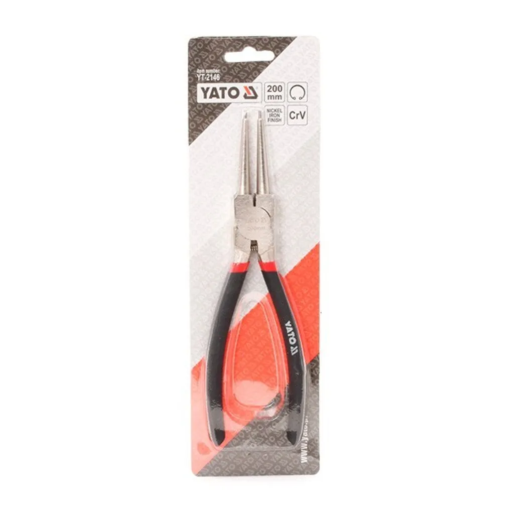 YATO YT-2146 Pinza per Anelli Elastici Interni 200mm | DIN 5256 - 9