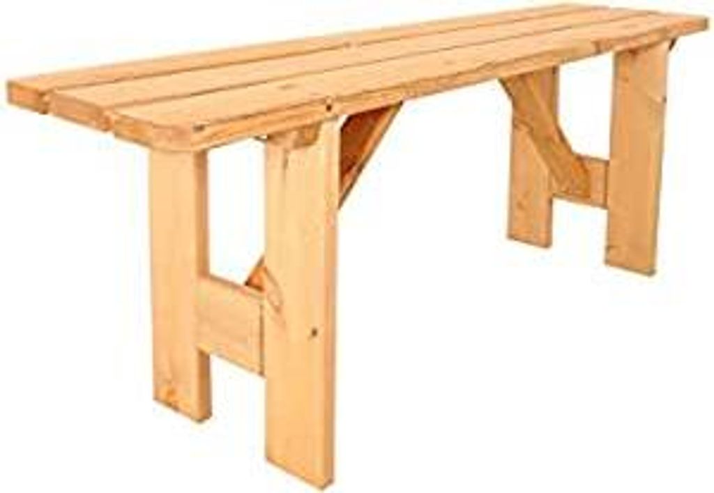 LENMAR Gartenbank Sitzbank Holzbank Massivholz Produktbild 7