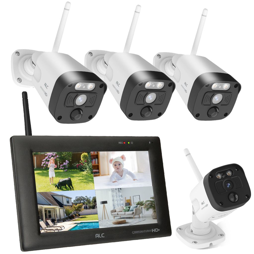 Set di telecamere di sorveglianza per esterni SecuFirst 2K Immagine del prodotto 