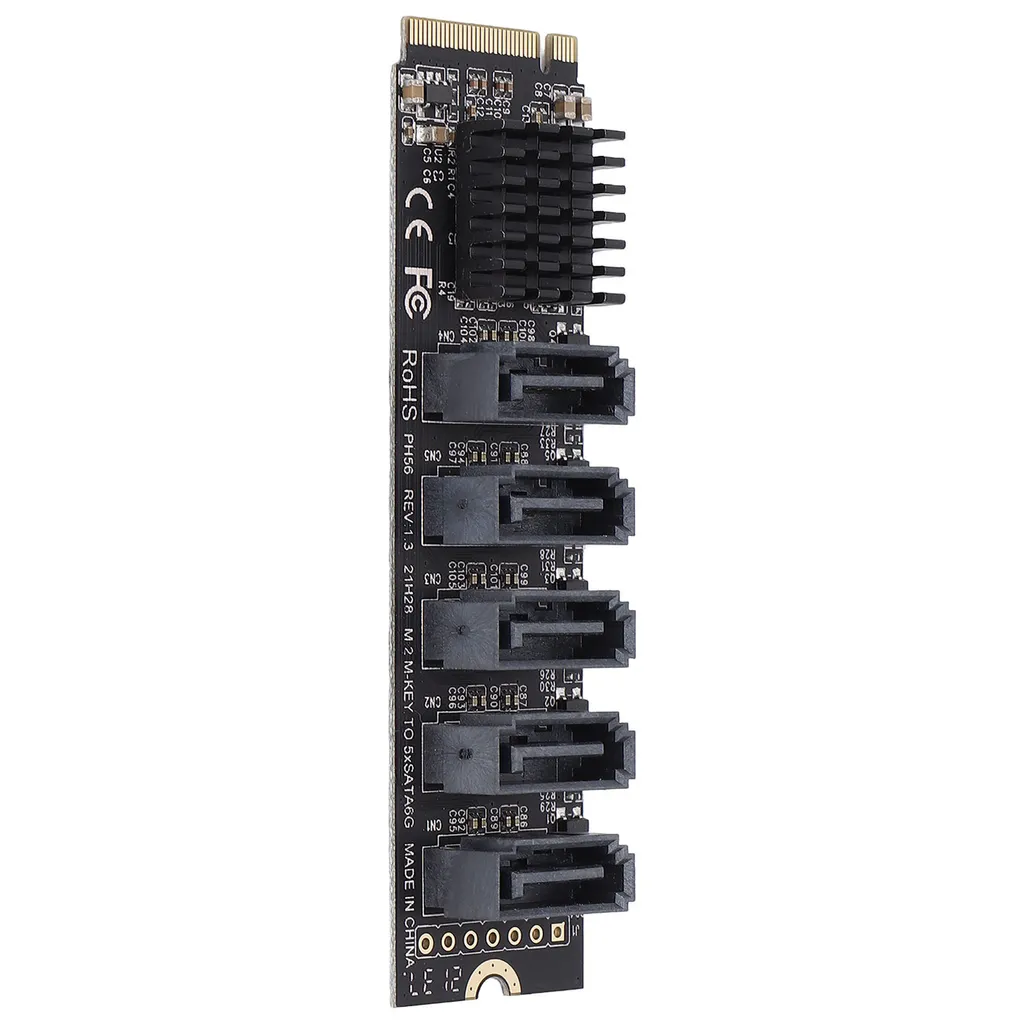 Extension de stockage M2 PCIe pour ajouter 5 disques SATA à votre tour PC