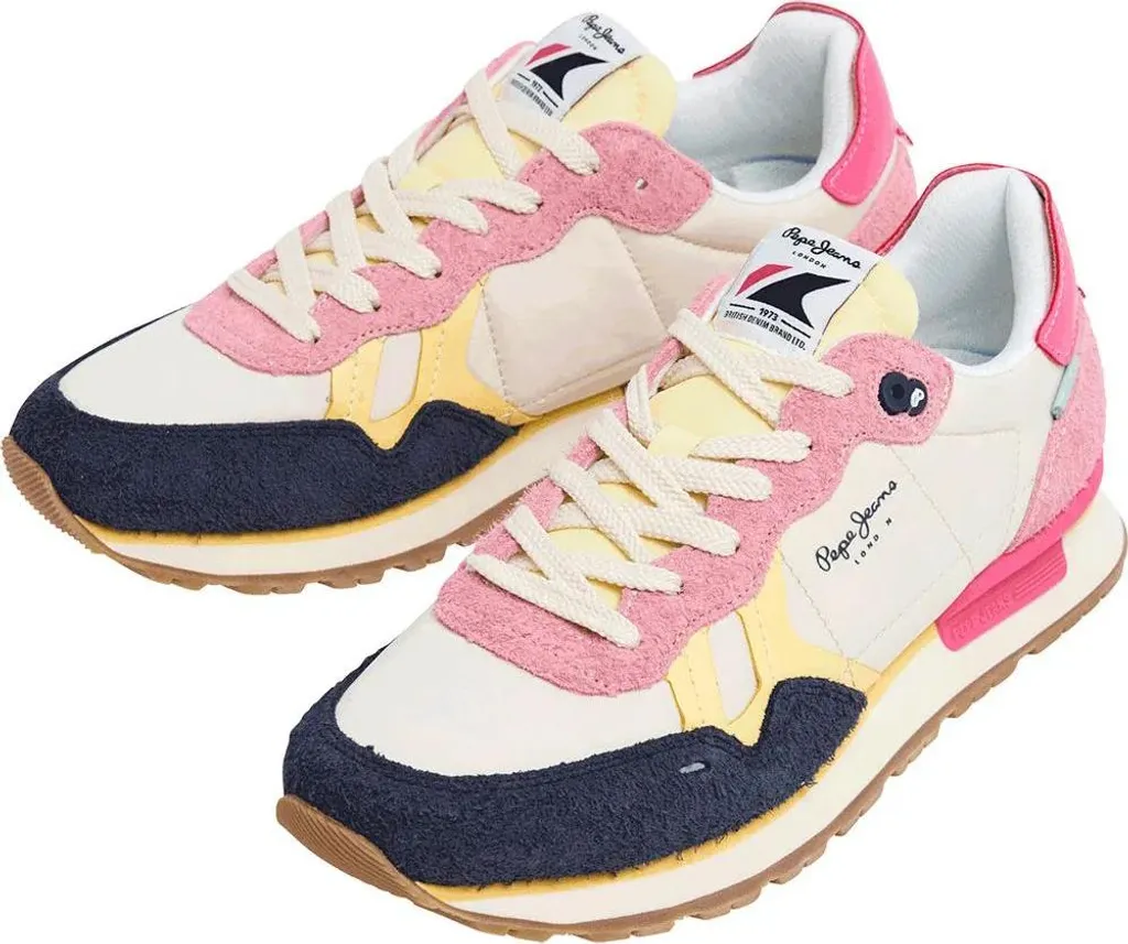 Chaussures de Sport Légères Pepe Jeans Brit Fly W Blanc en 37 - 3