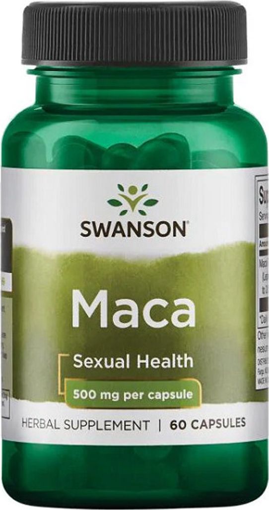 Maca 500 mg 60 Kapseln Swanson Health Products Produktbild 